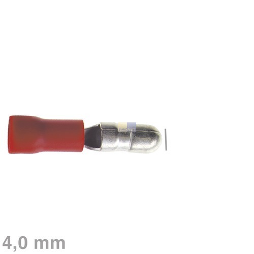 Klick zeigt Details von Rundstecker rot 4,0mm