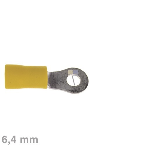 Klick zeigt Details von Ringzunge gelb 6,4mm