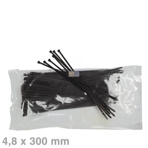 Klick zeigt Details von Kabelbinder 4,8x300mm schwarz