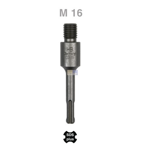 Aufnahmeschaft M16 auf SDS-Plus für Bohrkronen