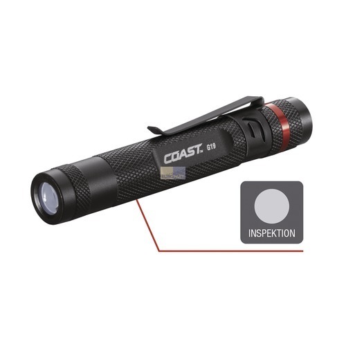 Klick zeigt Details von LED-Taschenlampe Coast G19 Inspection Beam