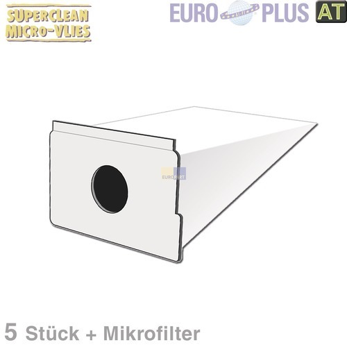 Klick zeigt Details von Filterbeutel Europlus P2020 Vlies u.a. für Progress Minor 5 Stk