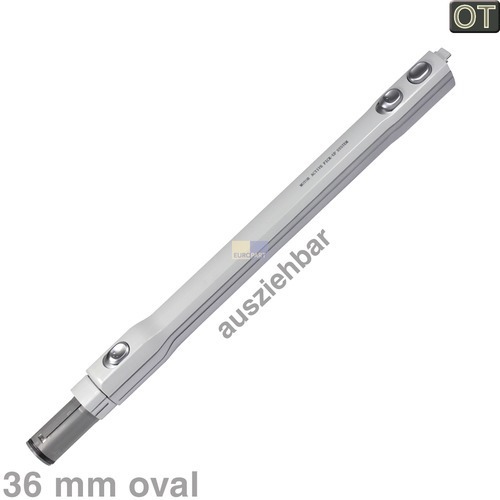 Klick zeigt Details von Verlängerungsrohr 36mmØ oval, OT!