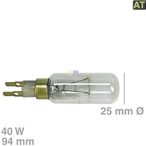 Lampe 40W 220V, AT!, Ausführung wie Whirlpool-Gruppe/Bauknecht.. 481213428078