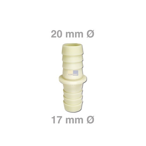 Klick zeigt Details von Ablaufschlauch-Verbinder für 17/20 mm Ø