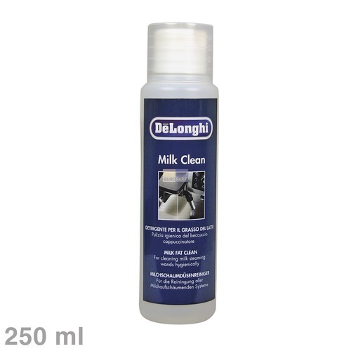 Klick zeigt Details von Milchschaumdüsenreiniger DeLonghi SER 3013 Milk Clean 250ml