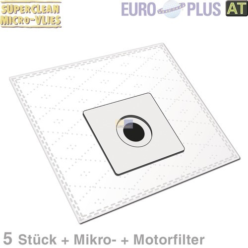 Klick zeigt Details von Filterbeutel Europlus A1024 Vlies u.a. wie AEG Gr. 50s 5 Stk