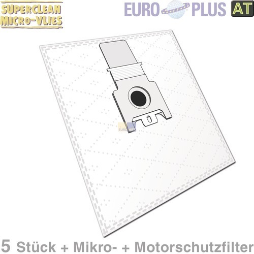 Klick zeigt Details von Filterbeutel Europlus H6036 Vlies u.a. für Hoover Octopus 5 Stk