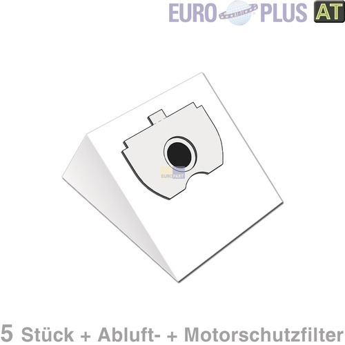 Klick zeigt Details von Filterbeutel Europlus OM1582 u.a. für Eta Arcus, Daro 5 Stk