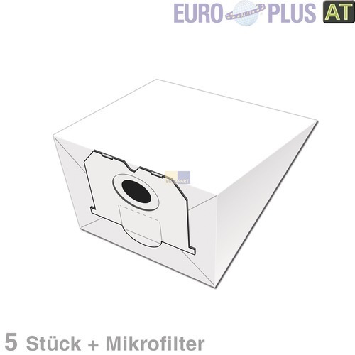 Klick zeigt Details von Filterbeutel Europlus P2045 u.a. für Electrolux Z, Volta U 5 Stk