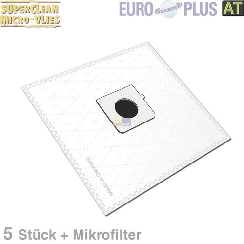 Klick zeigt Details von Filterbeutel Europlus X130 Vlies u.a. für LG Electronics 5 Stk