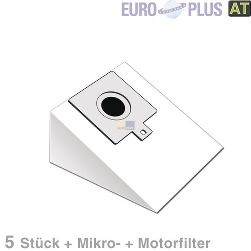 Klick zeigt Details von Filterbeutel Europlus A1051 u.a. für AEG Smart 460 - 487 5 Stk