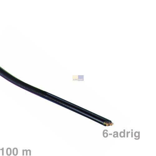 Klick zeigt Details von Kabel Telefon-Anschlusskabel 6-adrig 100m