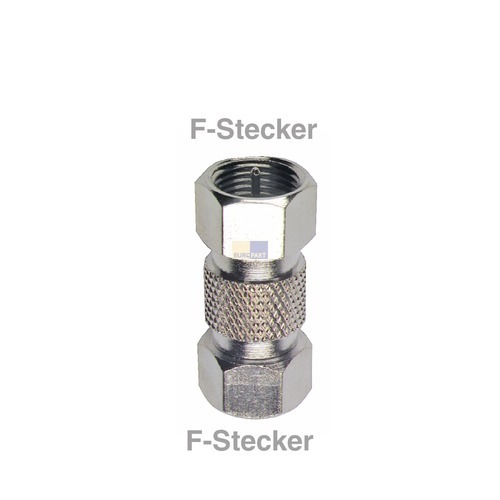 F-Verbinder Stecker/Stecker