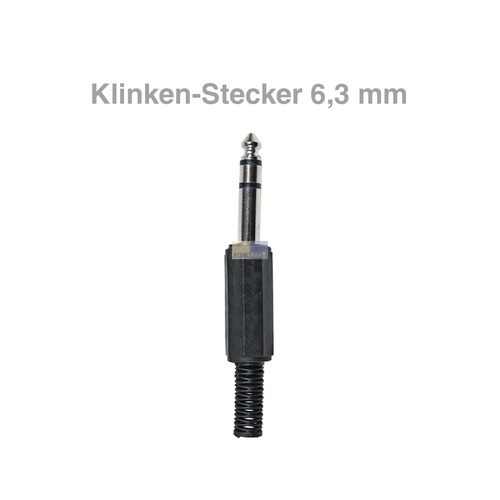 Klick zeigt Details von Klinken-Stecker Stereo 6,3mm