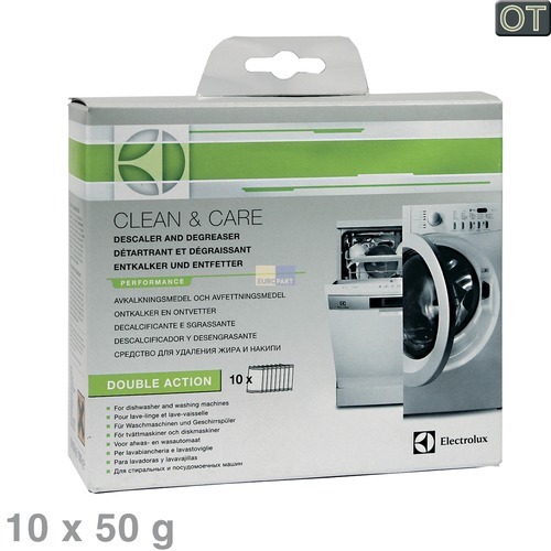 Klick zeigt Details von Maschinen-Reiniger Electrolux Clean&Care-Box 10x50g  (NICHT MEHR LIEFERBAR!!!)