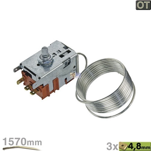 Klick zeigt Details von ORIGINAL Thermostat Danfoss 077B6126 Bosch 182044 (00182044) 5350003124 Kühl-Gefrier-Kombination